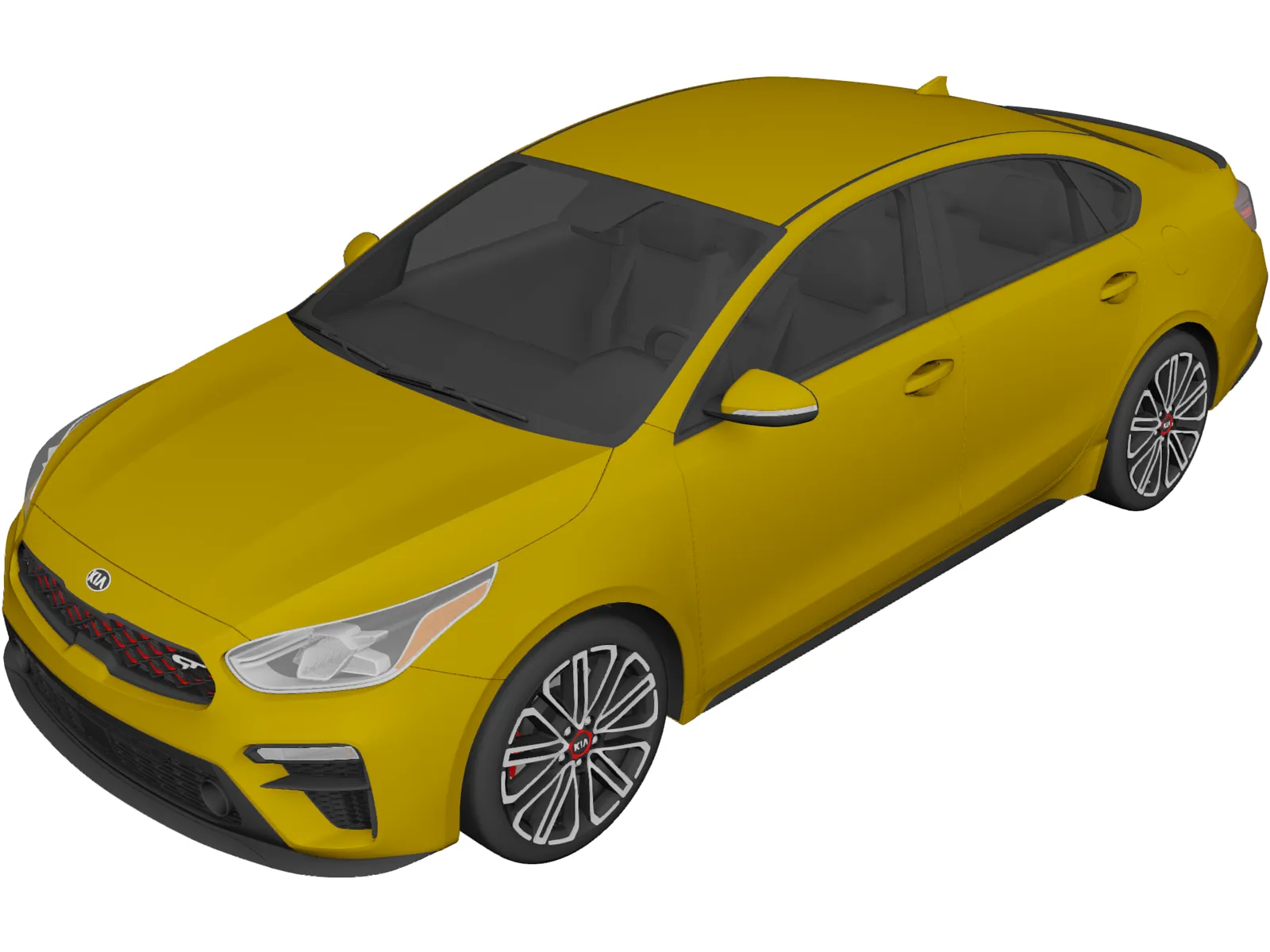 Kia Forte GT (2019) 3D Model