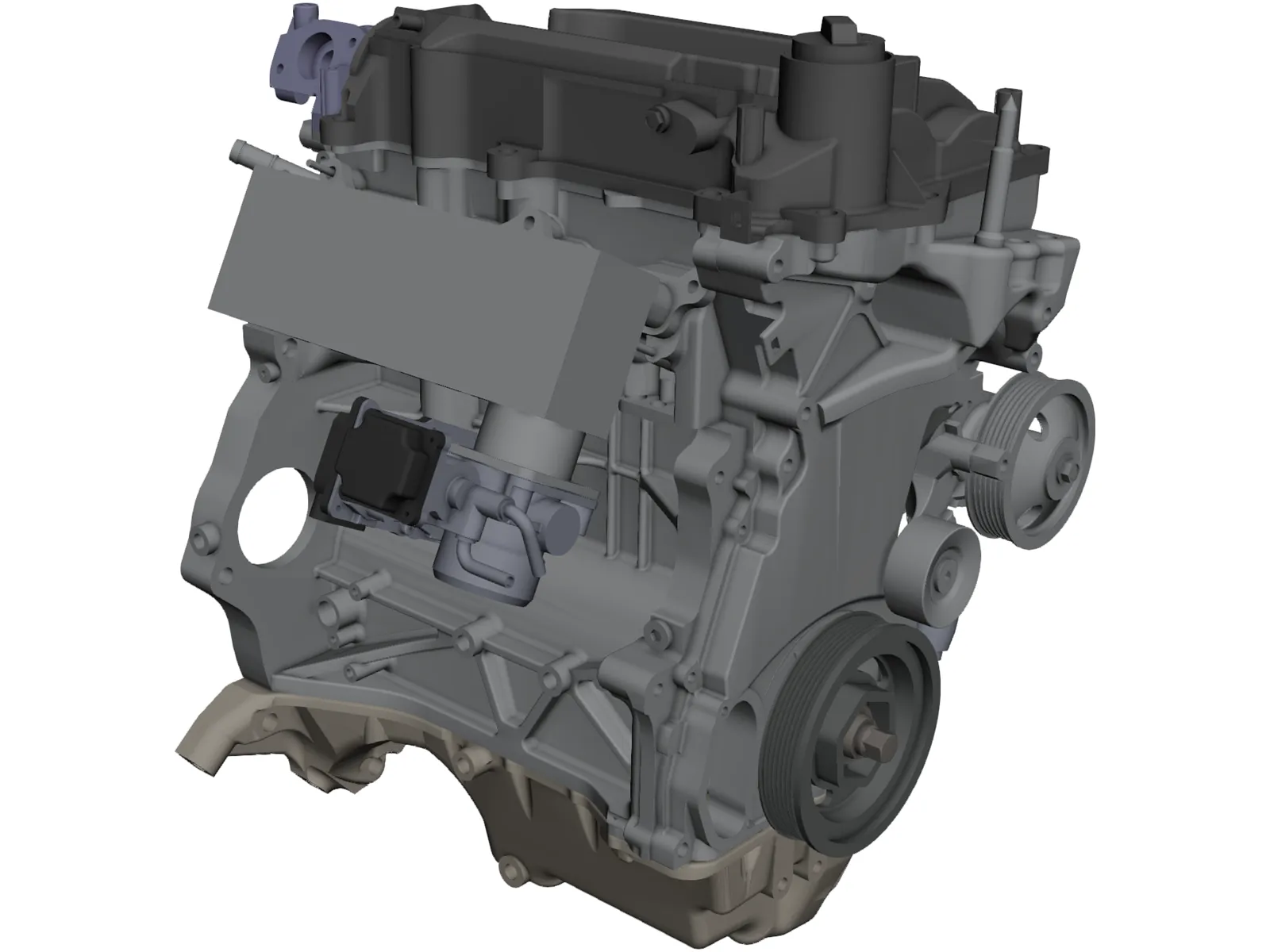 Honda Civic L15B7 Engine 3D Model