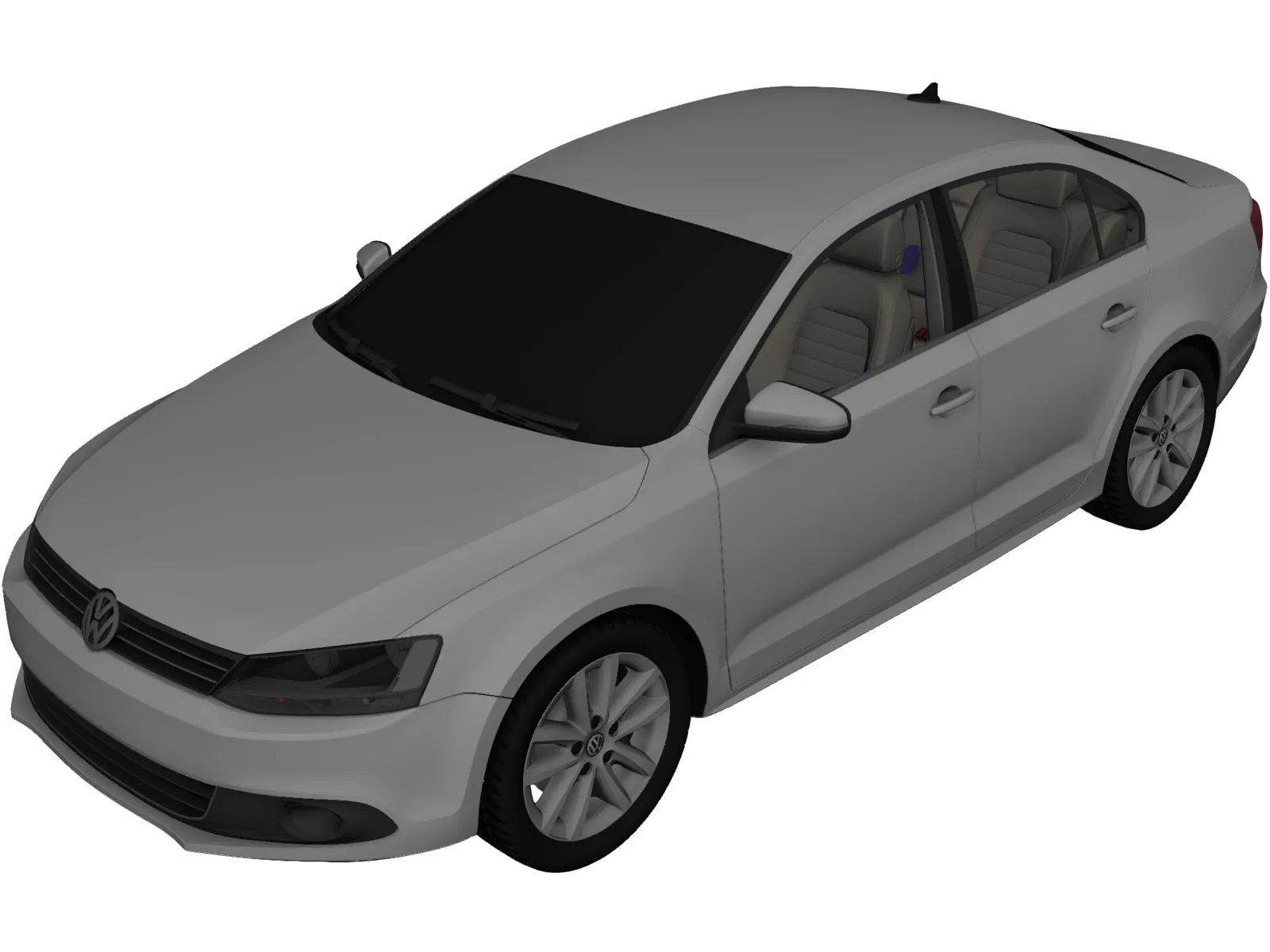 Volkswagen Jetta (2012) 3D Model