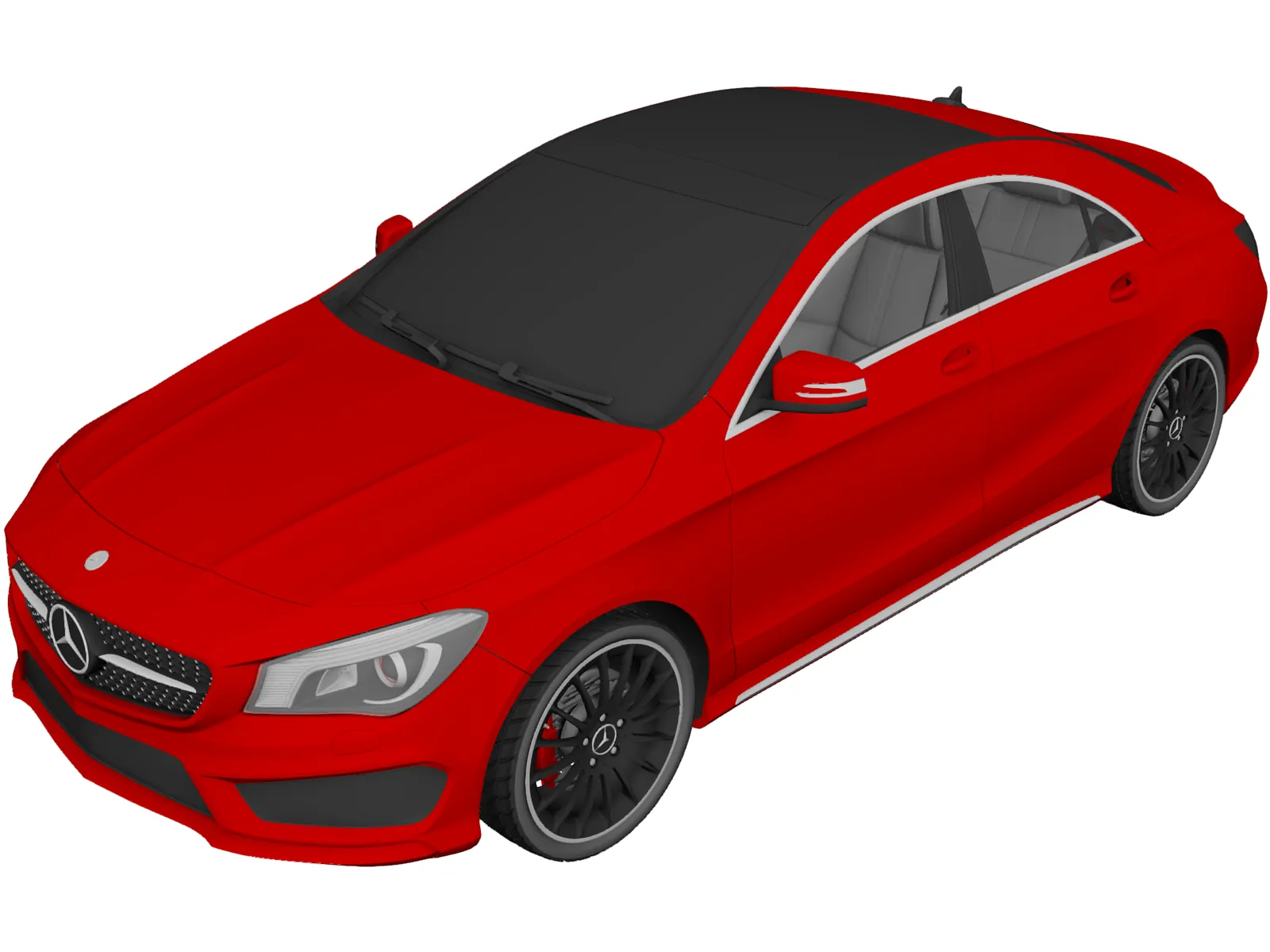 Mercedes-Benz CLA 45 AMG (2013) 3D Model