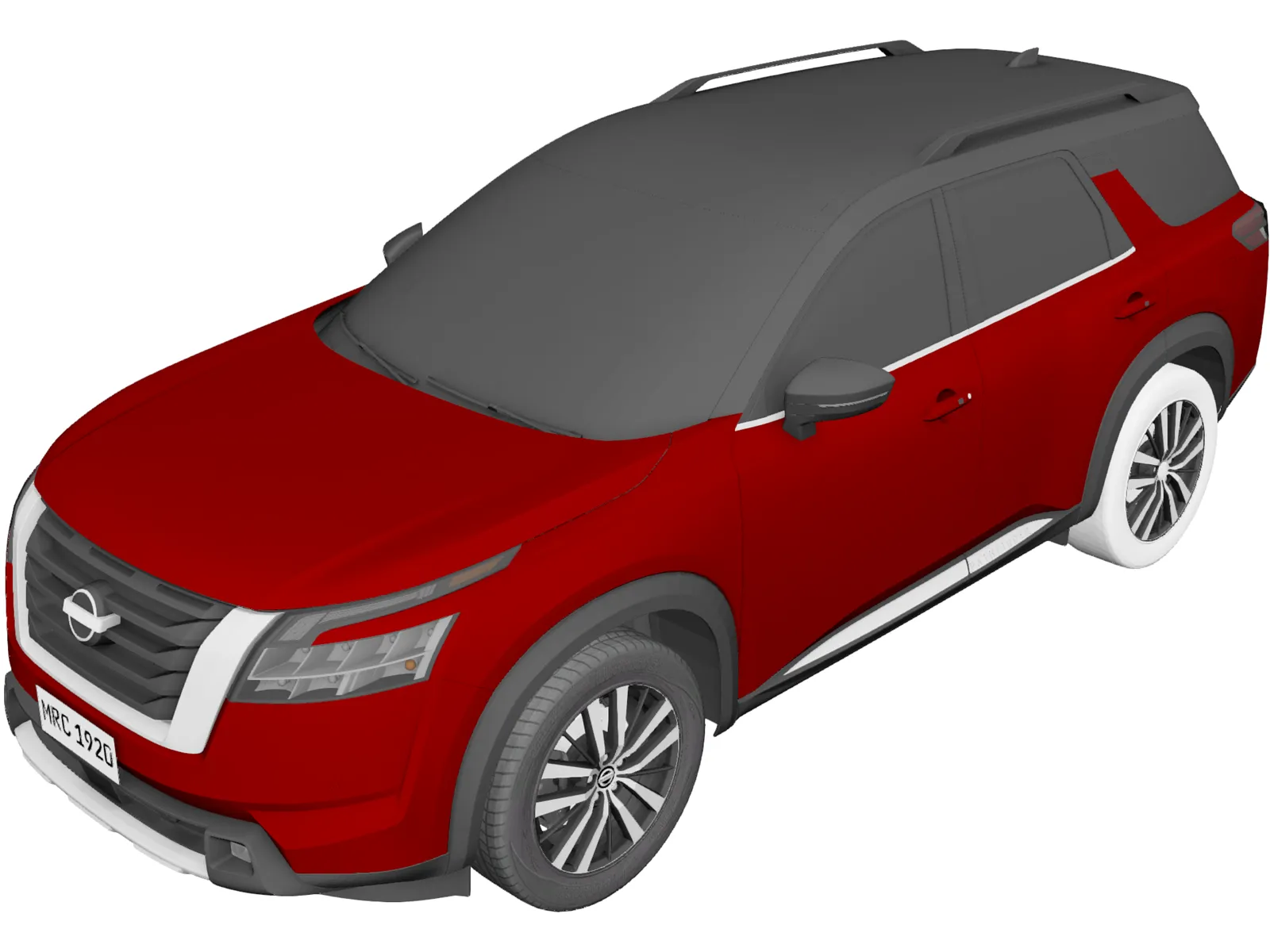 Nissan Pathfinder (2022) 3D Model