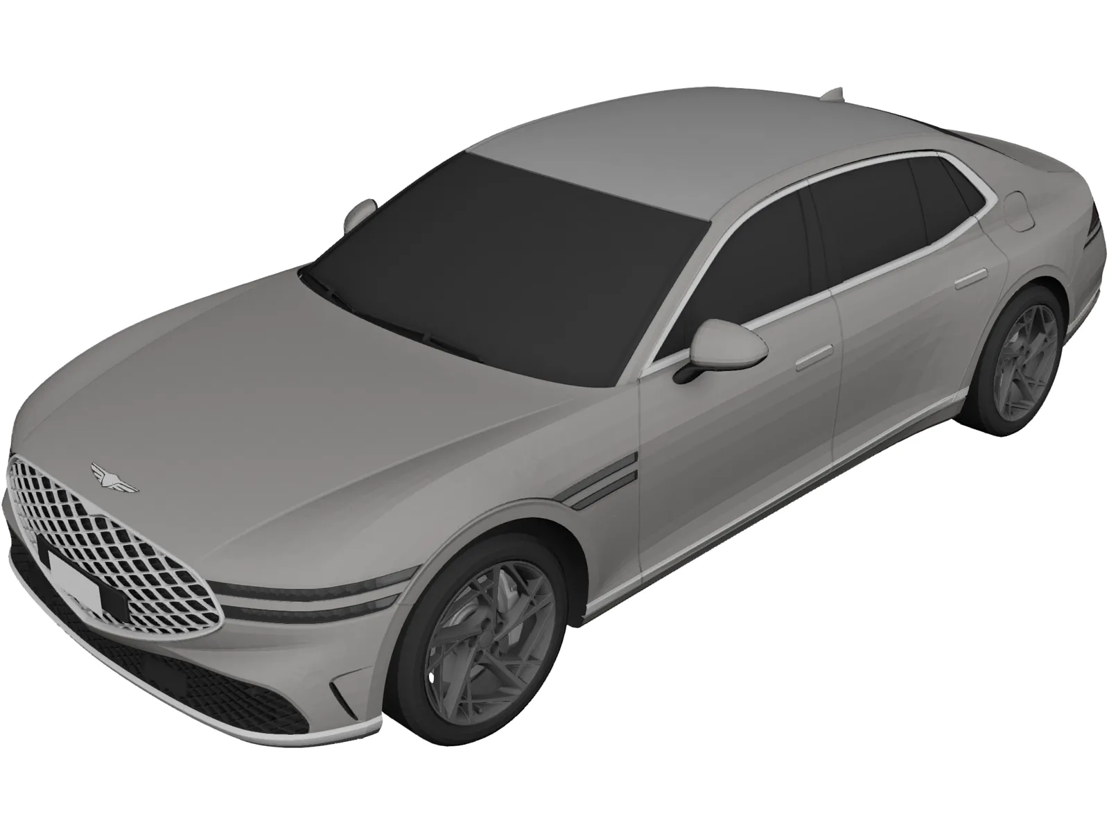 Genesis G90 (2022) 3D Model