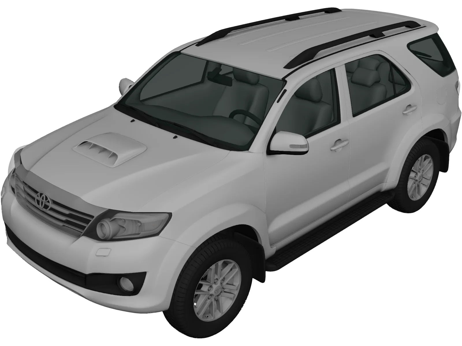 Toyota Fortuner (2012) 3D Model