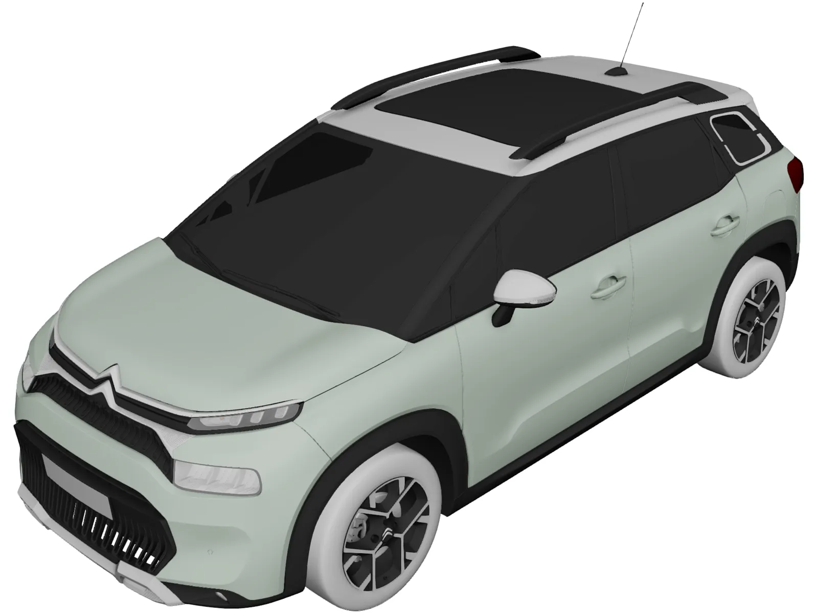 Citroen C3 Aircross (2022) 3D Model