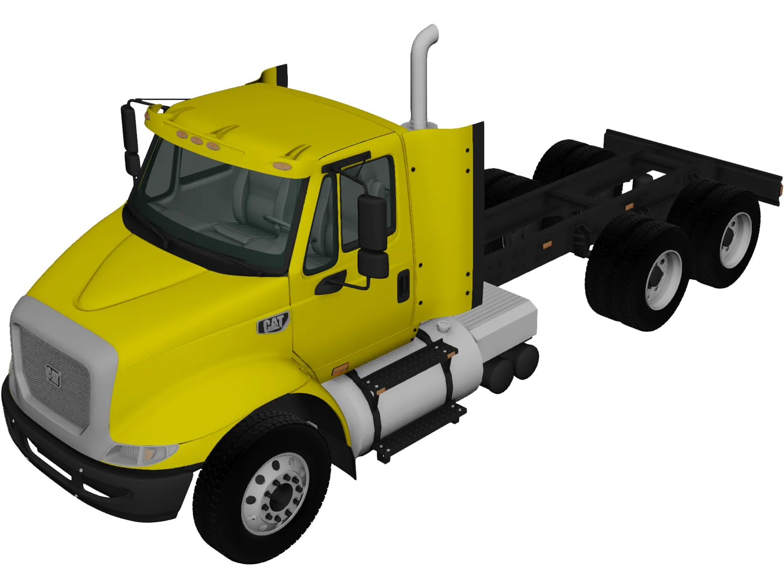 Caterpillar CT610 Chassis Truck (2011) 3D Model