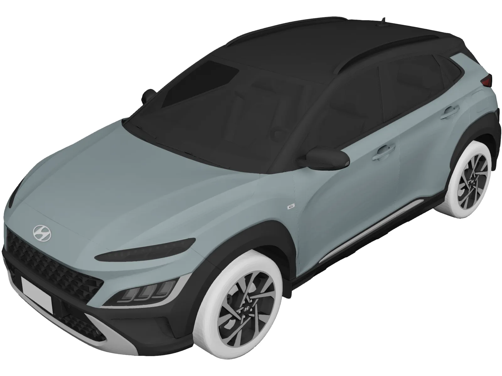 Hyundai Kona (2022) 3D Model