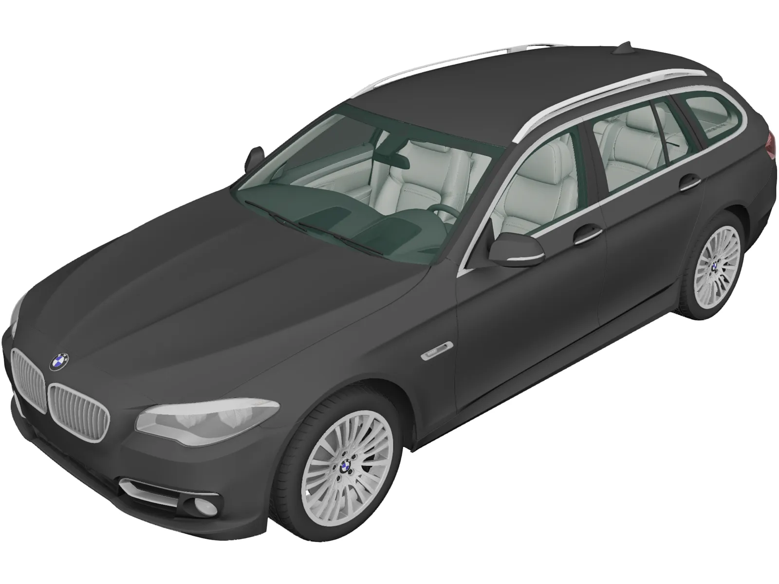 BMW 5-series [F11] 3D Model - 3DCADBrowser