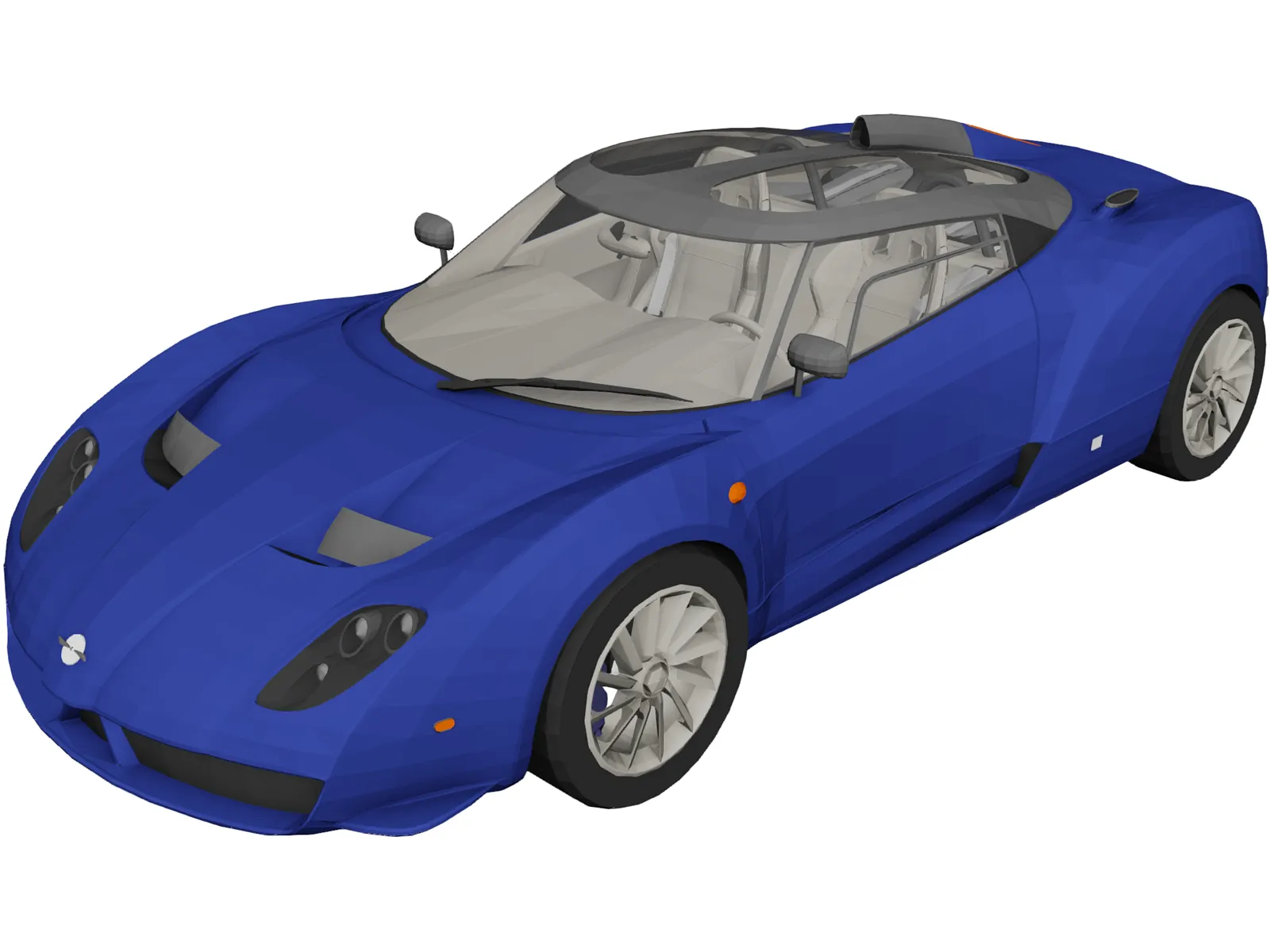 Spyker C12 Zagato 3D Model