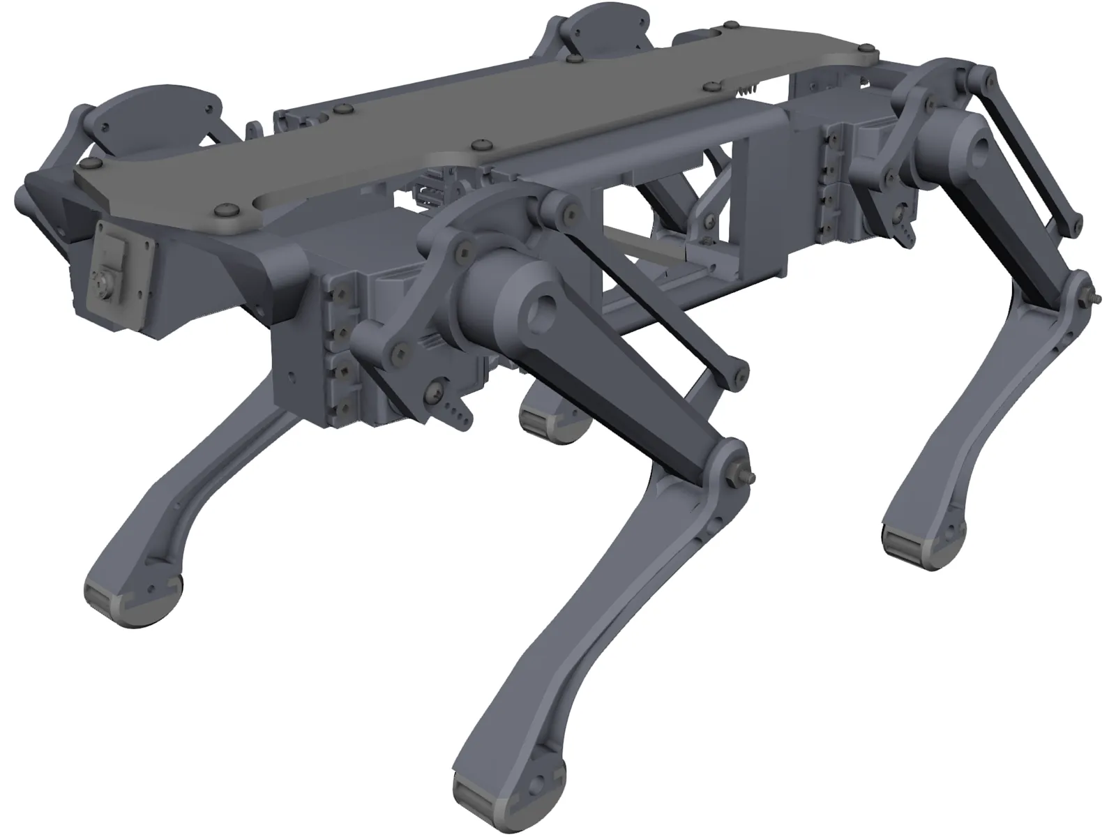 Quadruped 3D Model