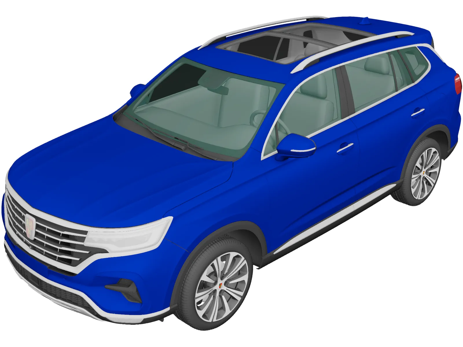 Roewe RX5 Max (2019) 3D Model