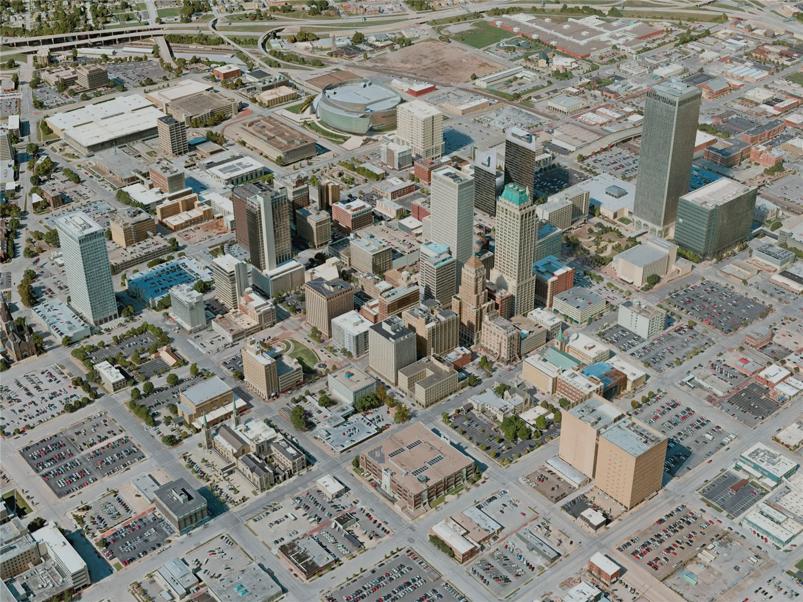 Tulsa City, USA (2021) 3D Model