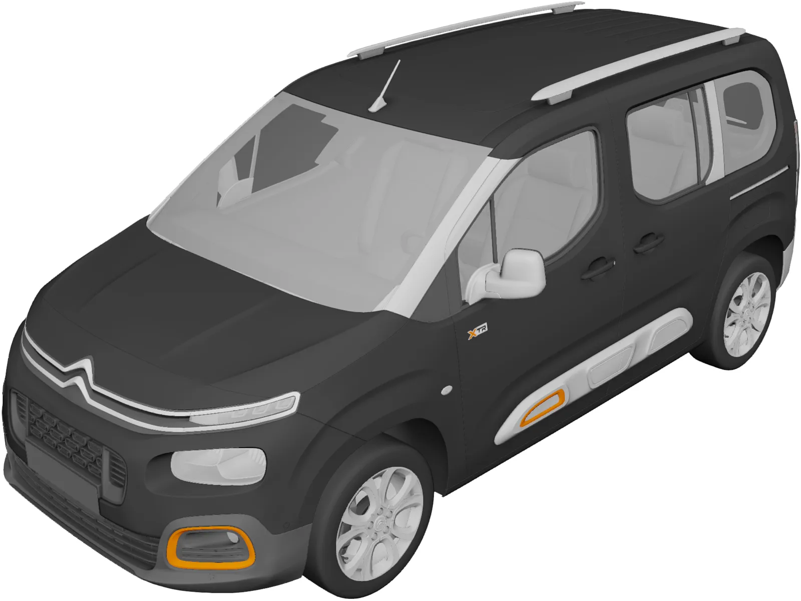 Citroen Berlingo (2019) 3D Model