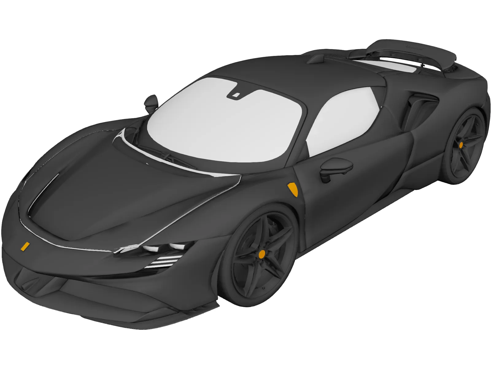 Ferrari SF90 Stradale (2021) 3D Model