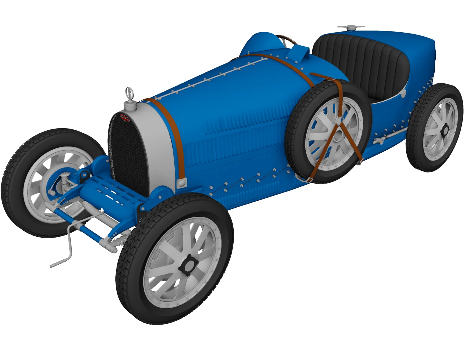 Bugatti Type 35 3D Model