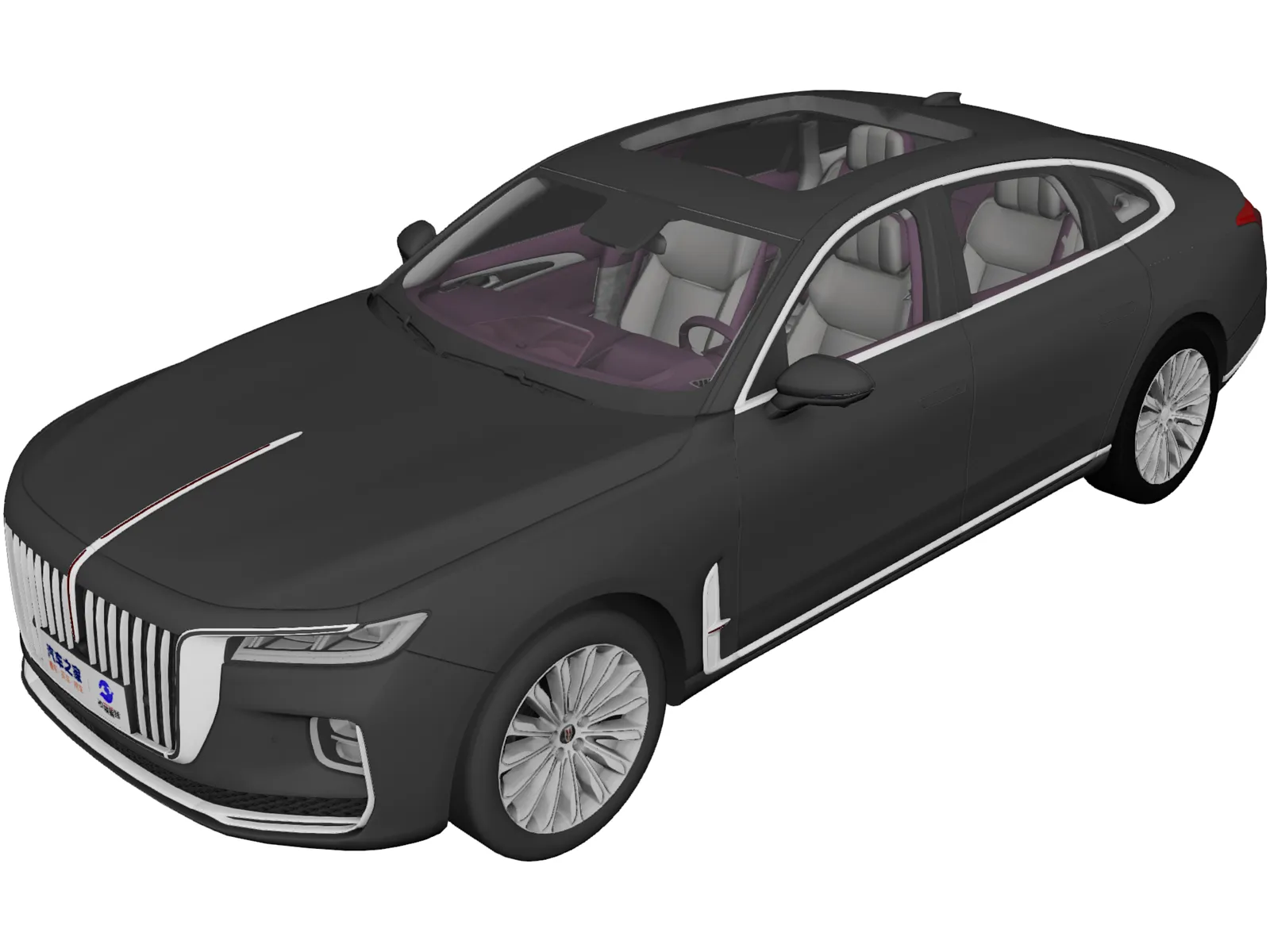 Hongqi H9 (2020) 3D Model