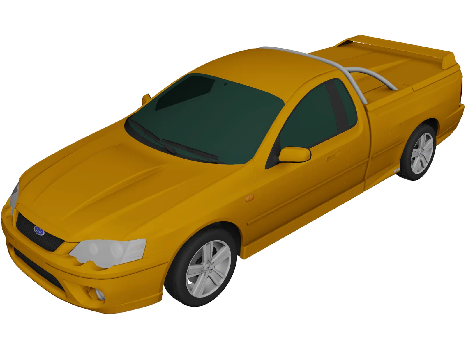 Ford Falcon BF Ute XR8 (2006) 3D Model