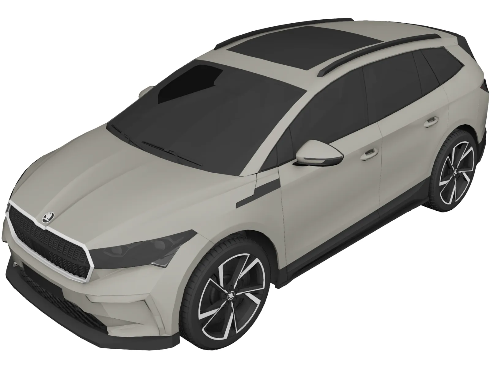 Skoda Enyaq iV (2022) 3D Model