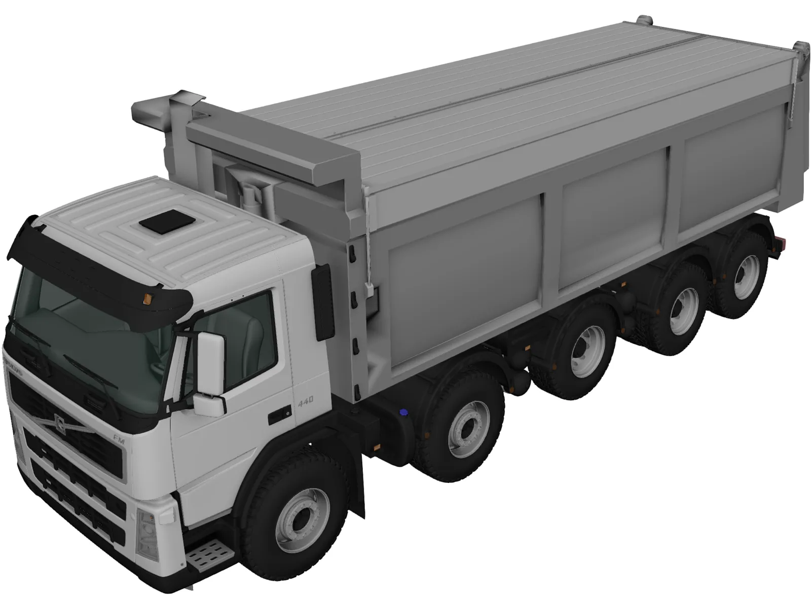 Volvo FMX 500 8x4 Billencs Dump Truck 3D Model in Truck 3DExport