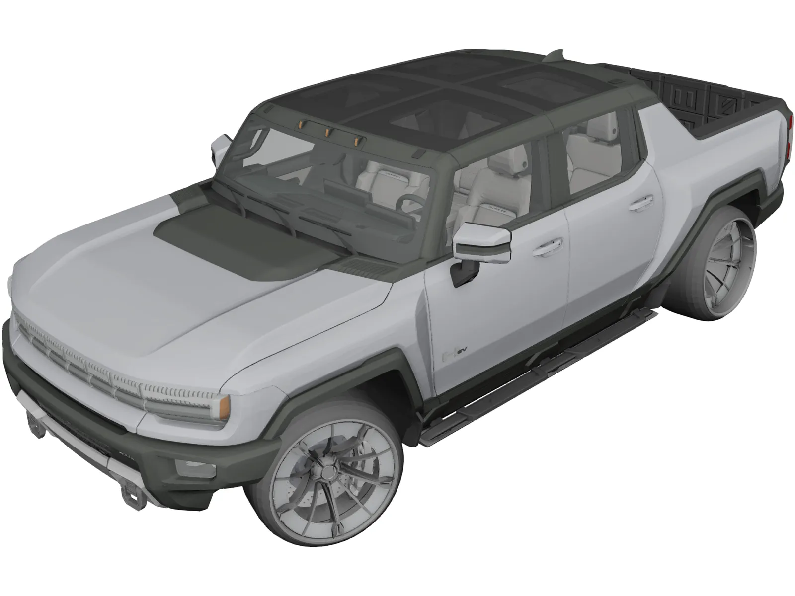 Hummer EV 3D Model