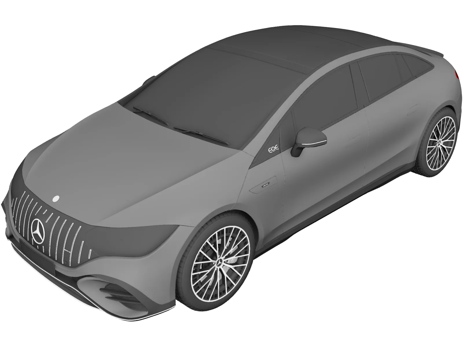 Mercedes-AMG EQE 53 (2021) 3D Model