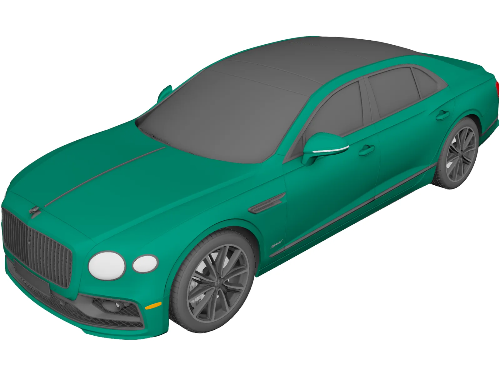 Bentley Flying Spur Hybrid (2022) 3D Model