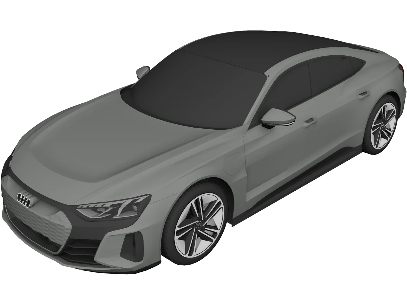 Audi e-tron GT (2022) 3D Model