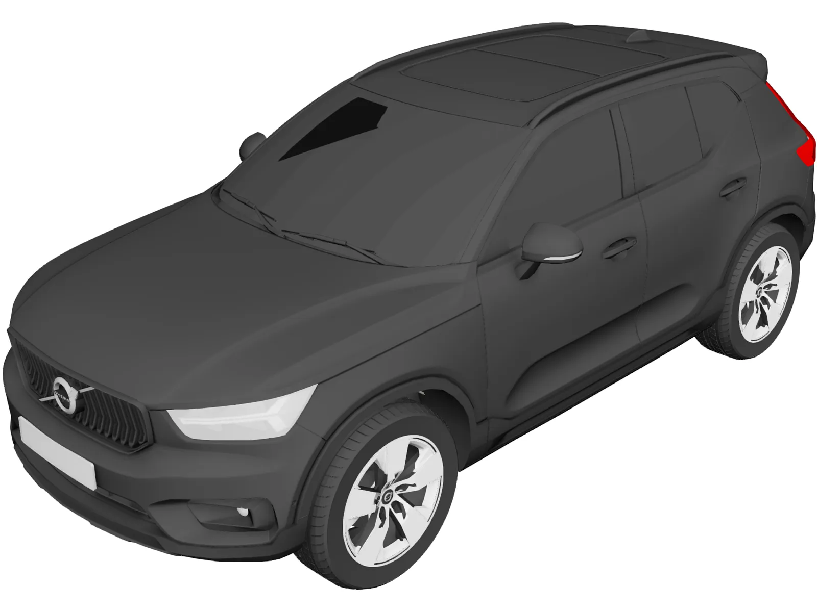 Volvo XC40 (2021) 3D Model