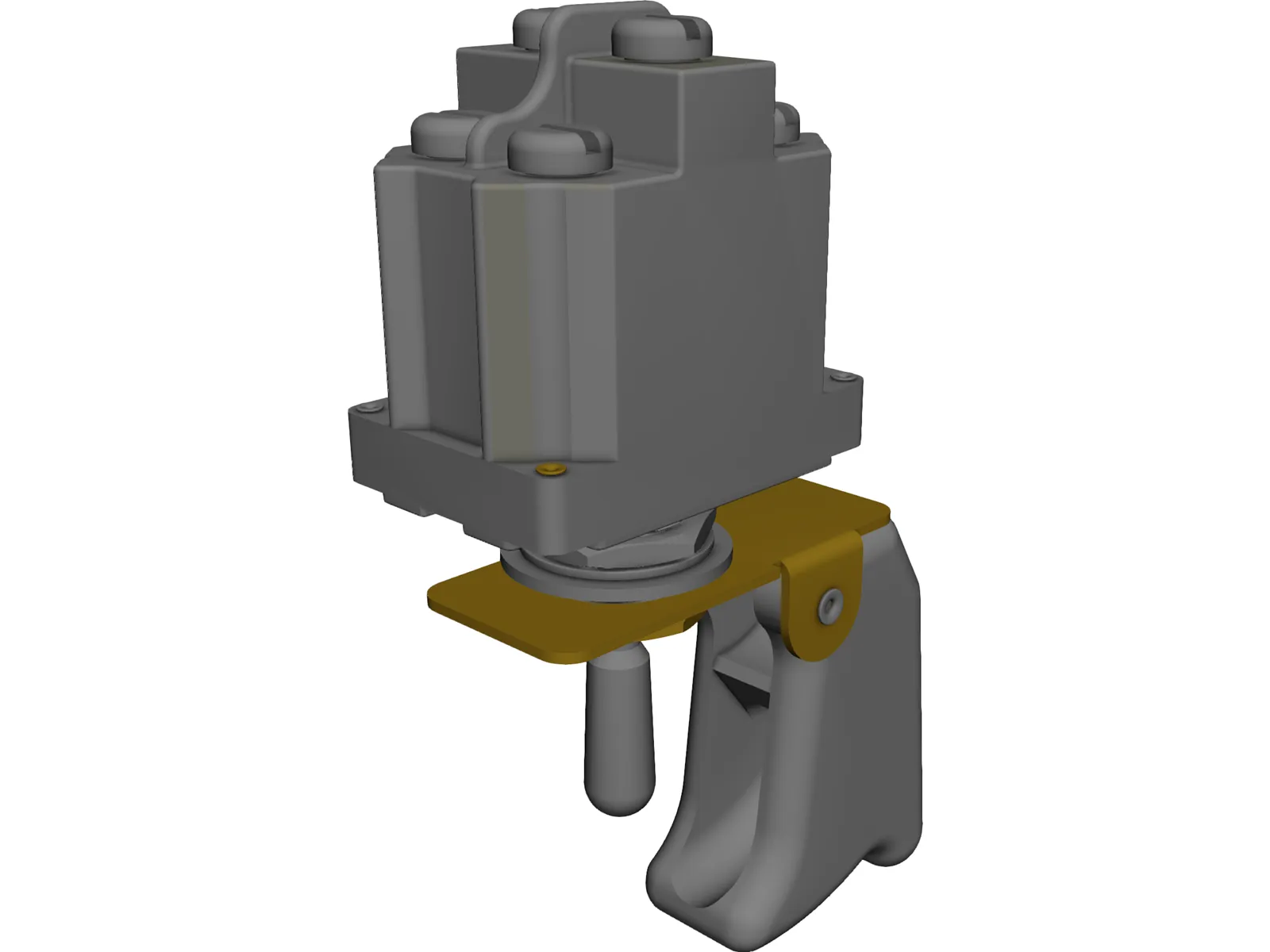 Cuttler&Hammer Toggle Switch with Guard 3D Model