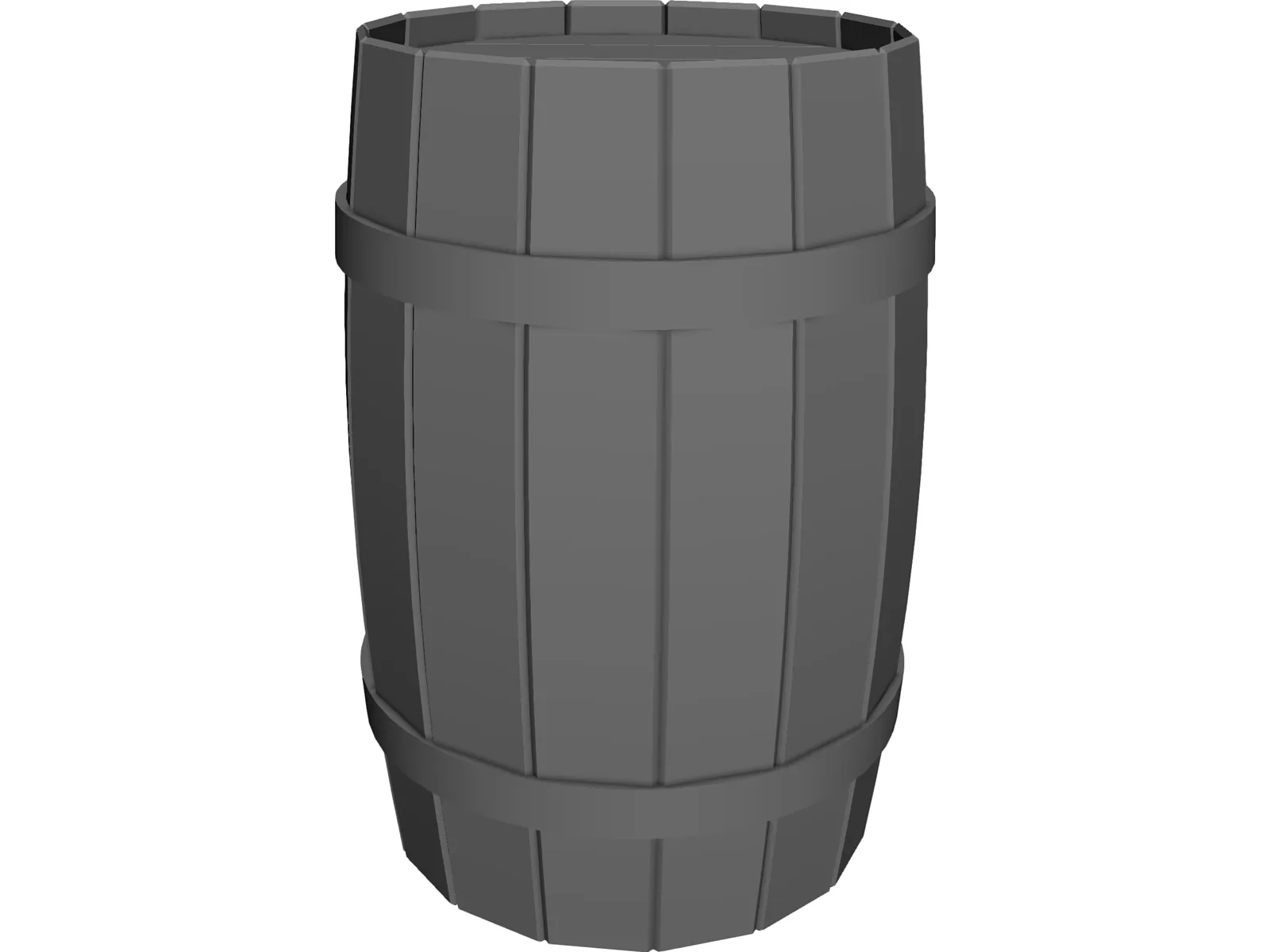 Barrel 3D Model