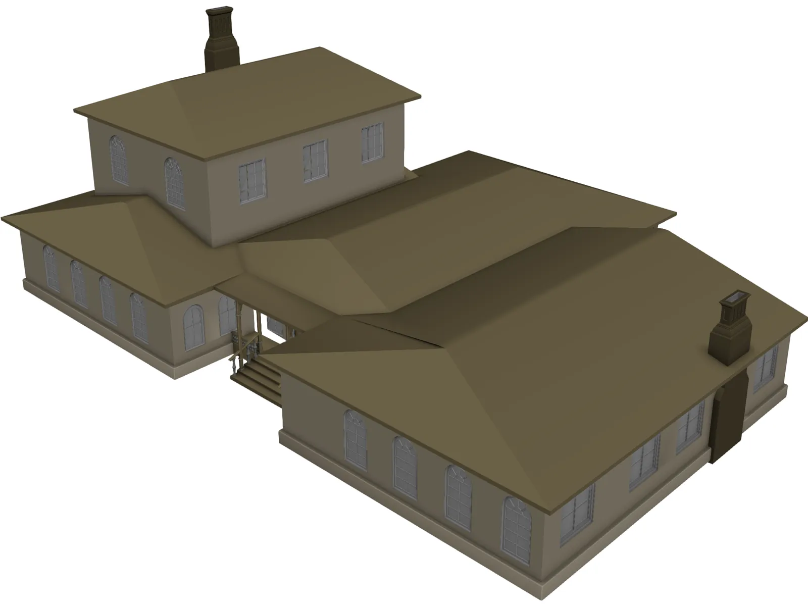 Large House 3D Model