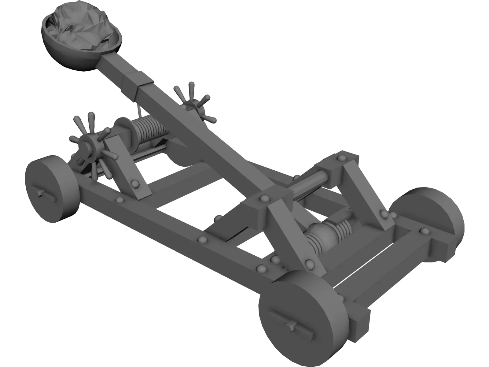 Catapult 3D Model