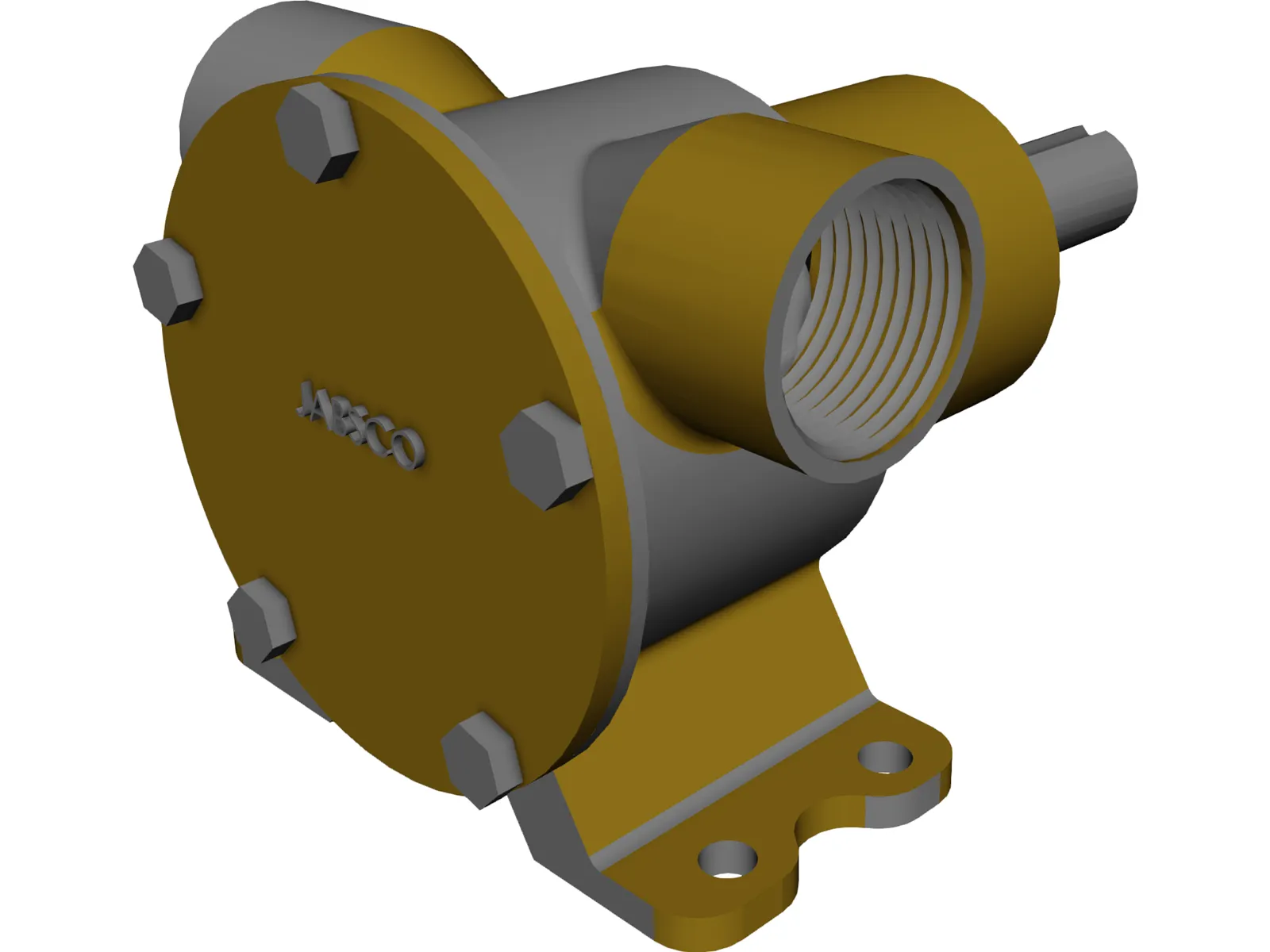 Self Primed Pump 3D Model