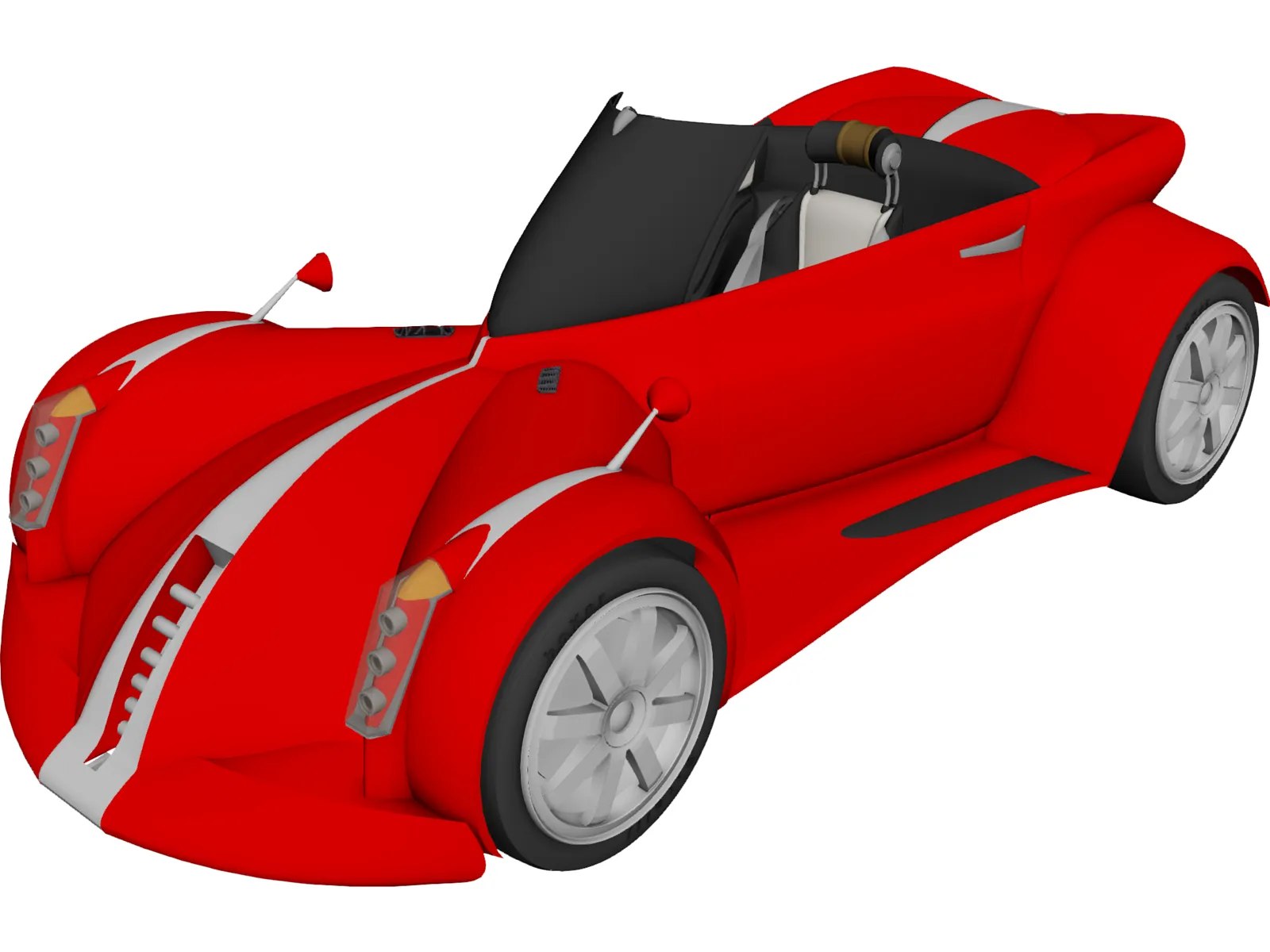 Boxer Concept Car 3D Model