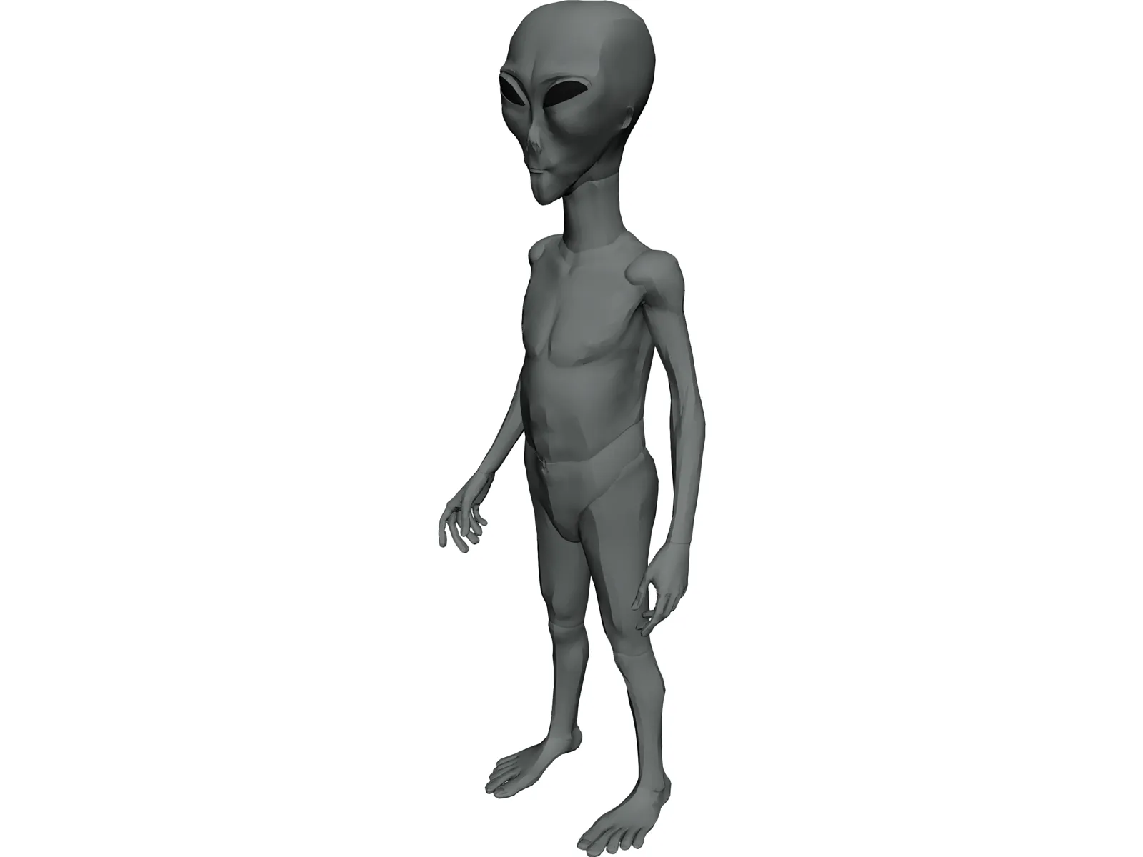 Alien Desenho Modelo 3D $10 - .dae .obj - Free3D