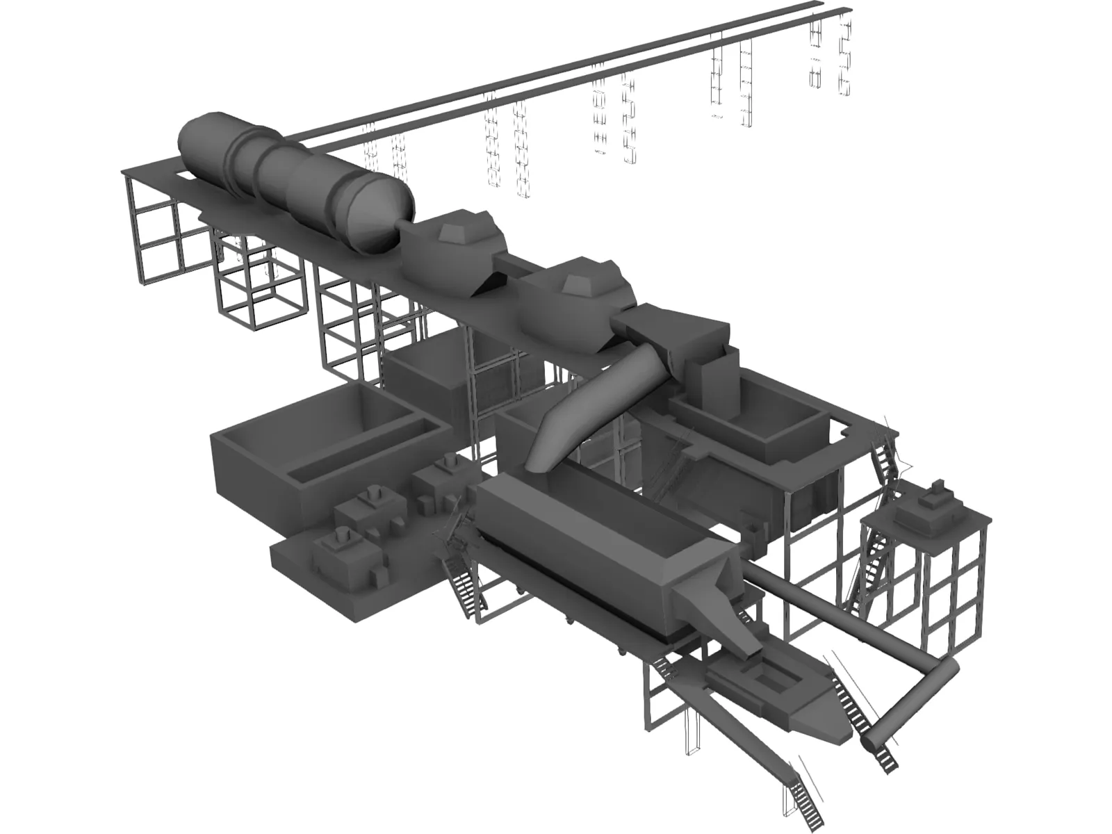 Sugar Factory 3D Model