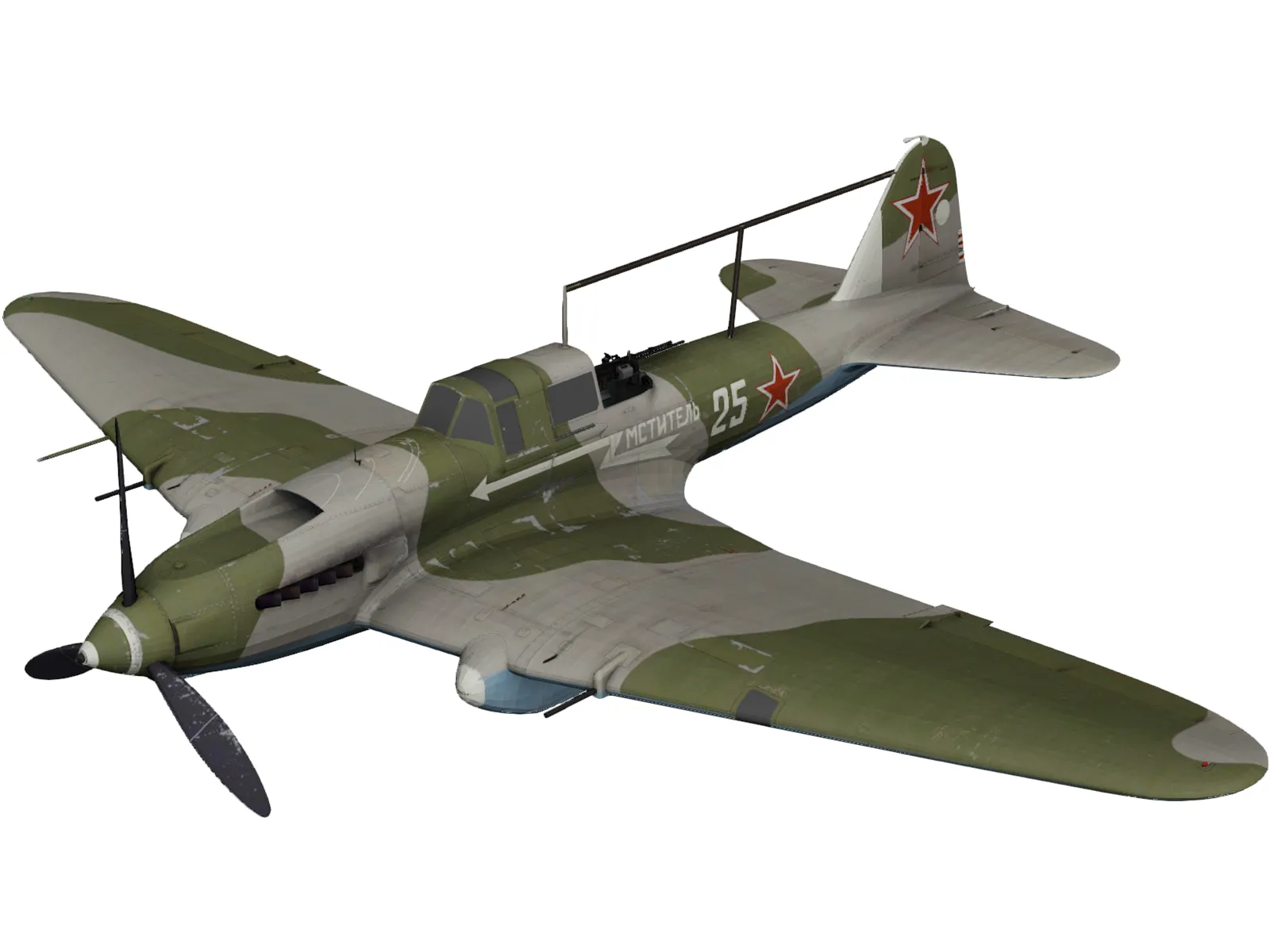 IL-2M Avenger 3D Model