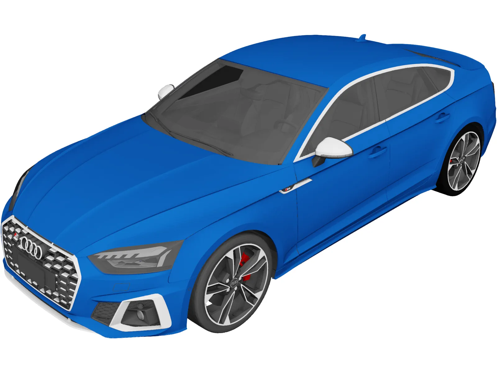 Audi S5 Sportback (2021) 3D Model