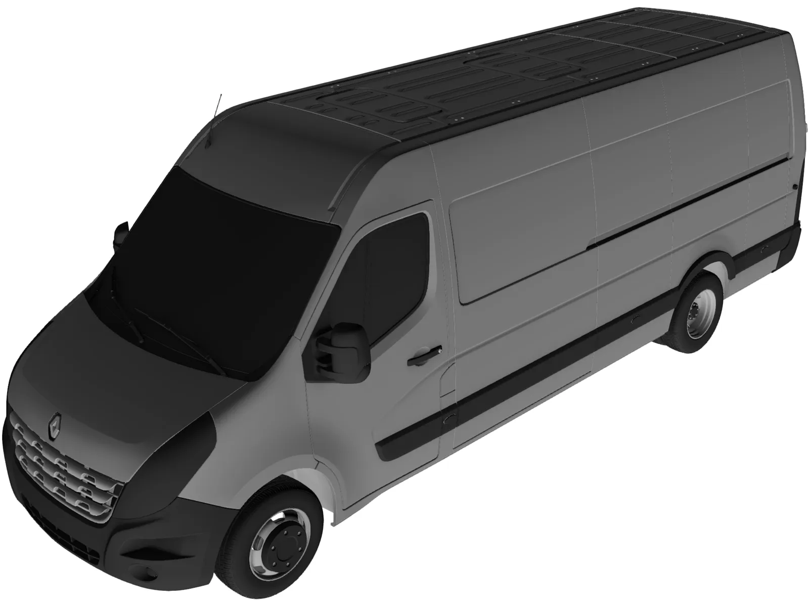 Renault Master L2H4 (2011) 3D Model