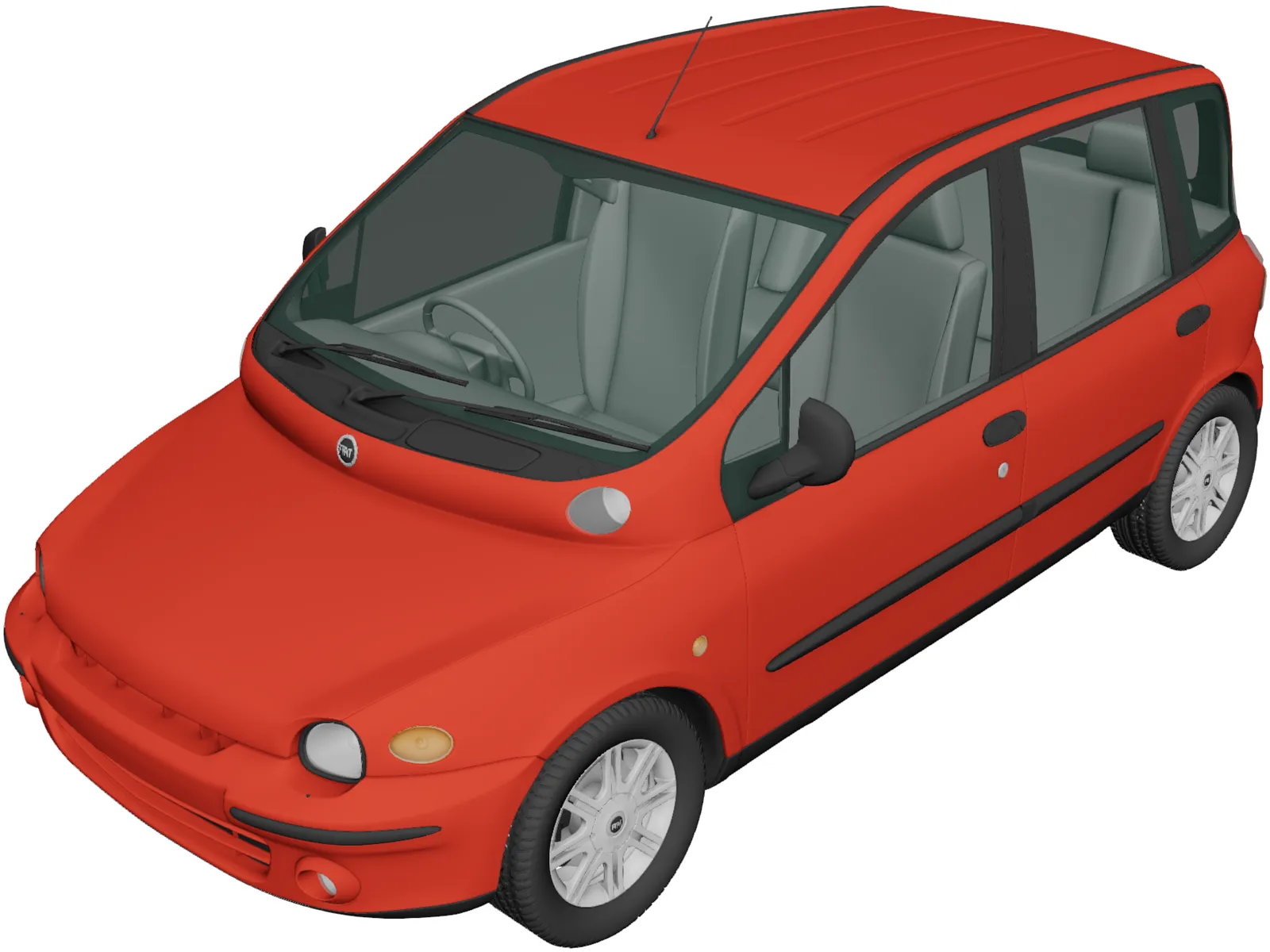 Fiat Multipla (1998) 3D Model