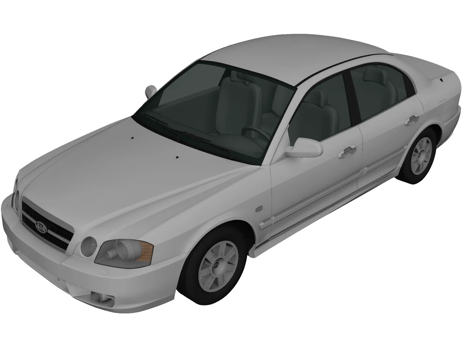 Kia Magentis (2002) 3D Model