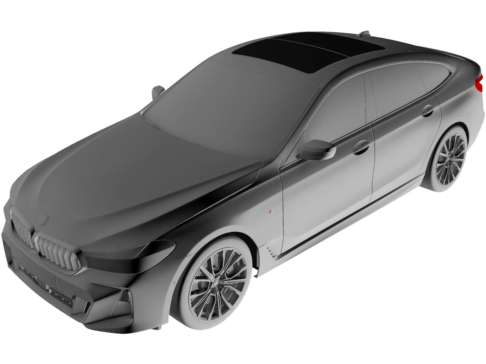 BMW 6-Series GT M-Sport (2020) 3D Model