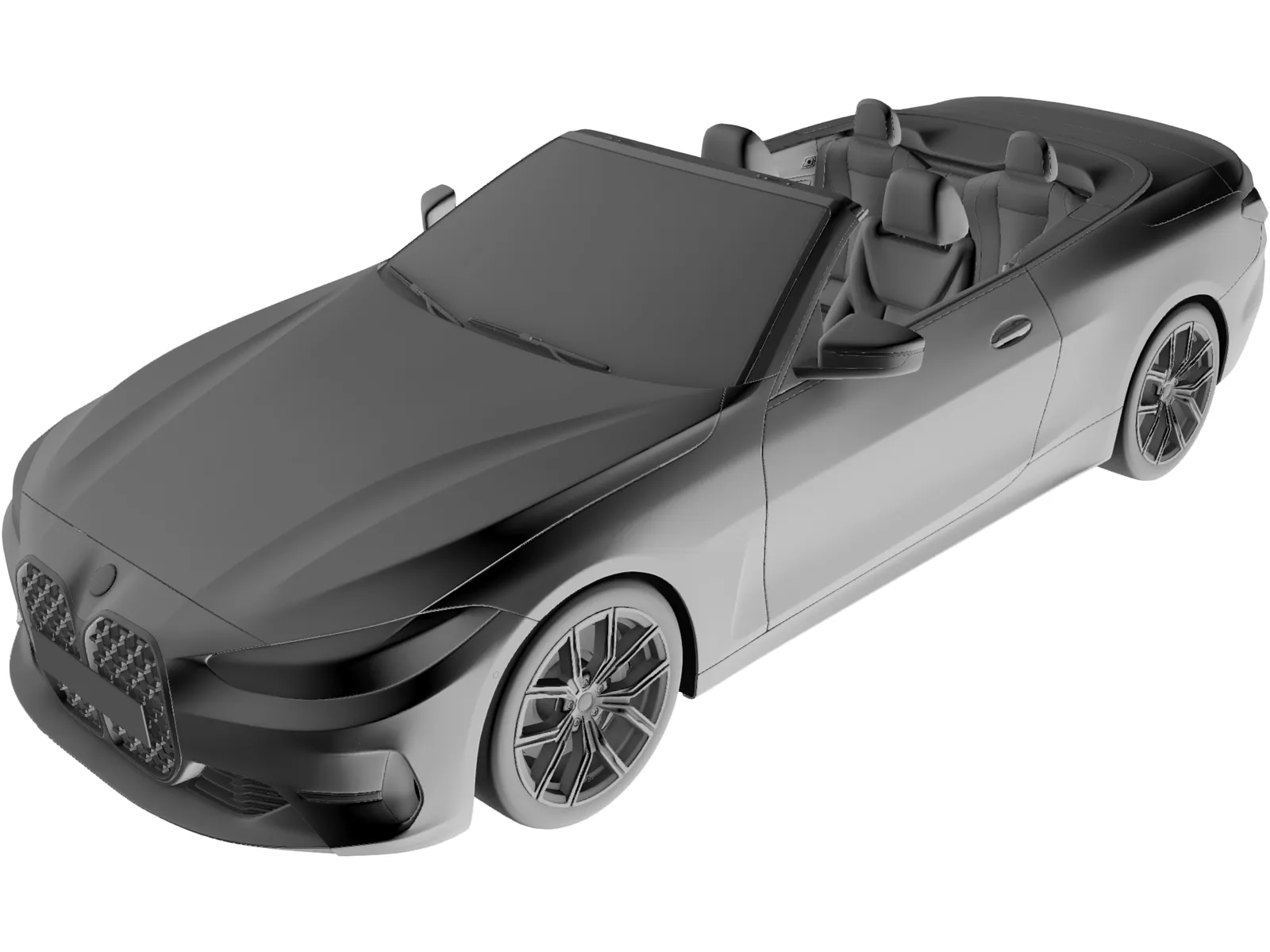 MBW 4-Series Convertible (2021) 3D Model