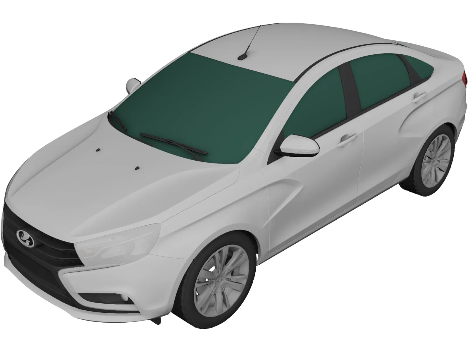 Lada Vesta Sedan (2015) 3D Model