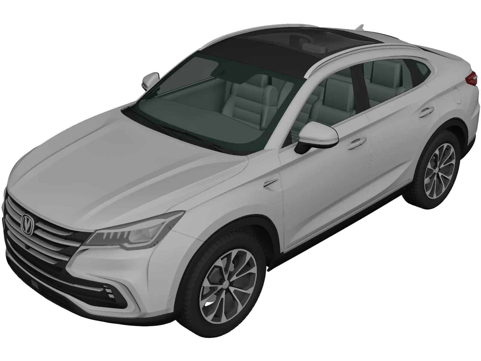 Changan CS85 Coupe (2019) 3D Model