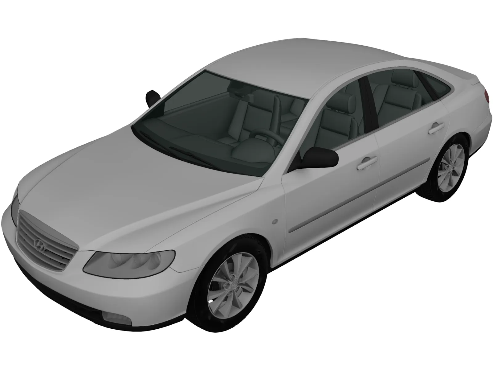 Hyundai Grandeur (2009) 3D Model