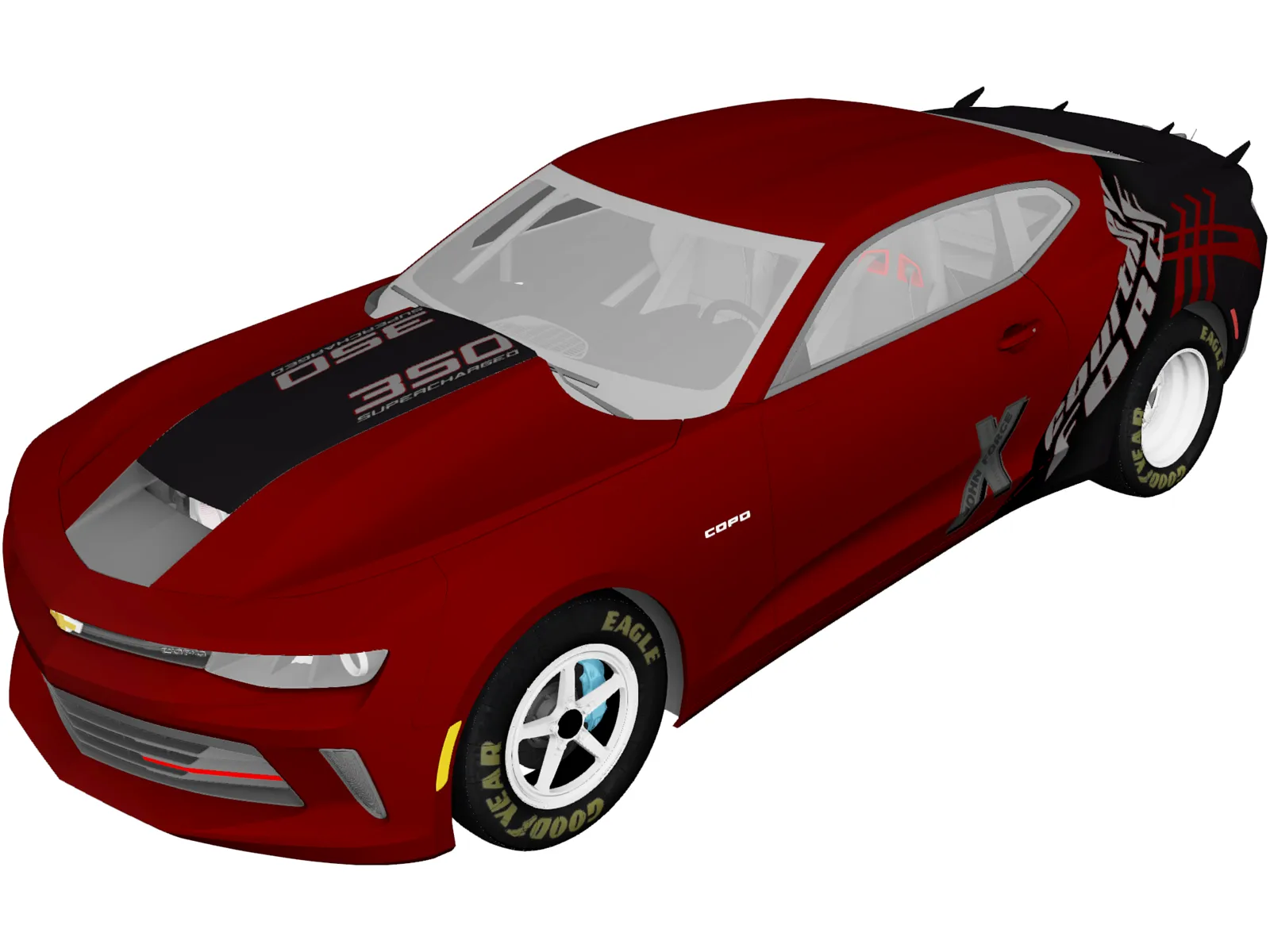 Chevrolet Camaro COPO (2016) 3D Model