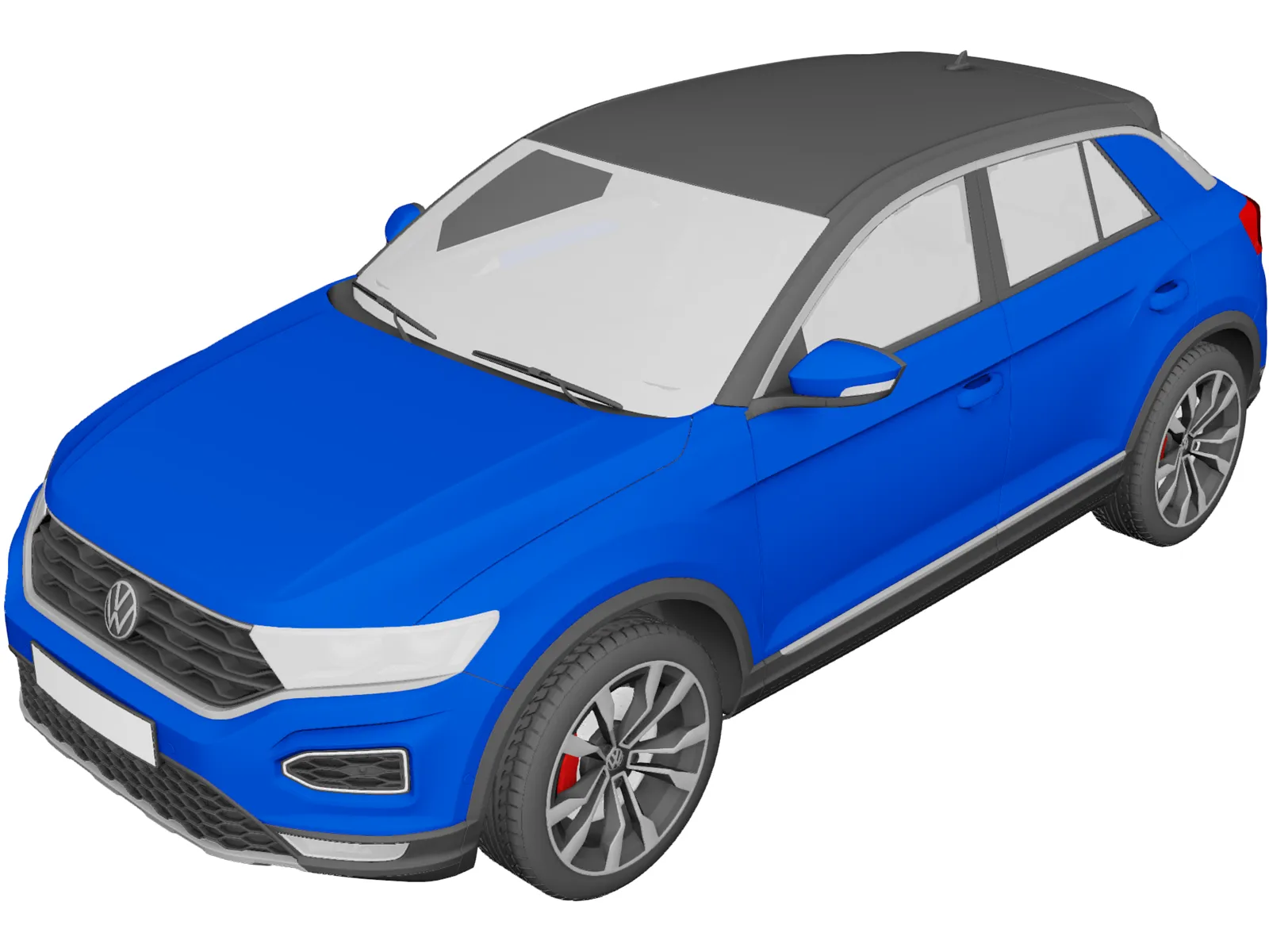 Volkswagen T-Roc 3D Model