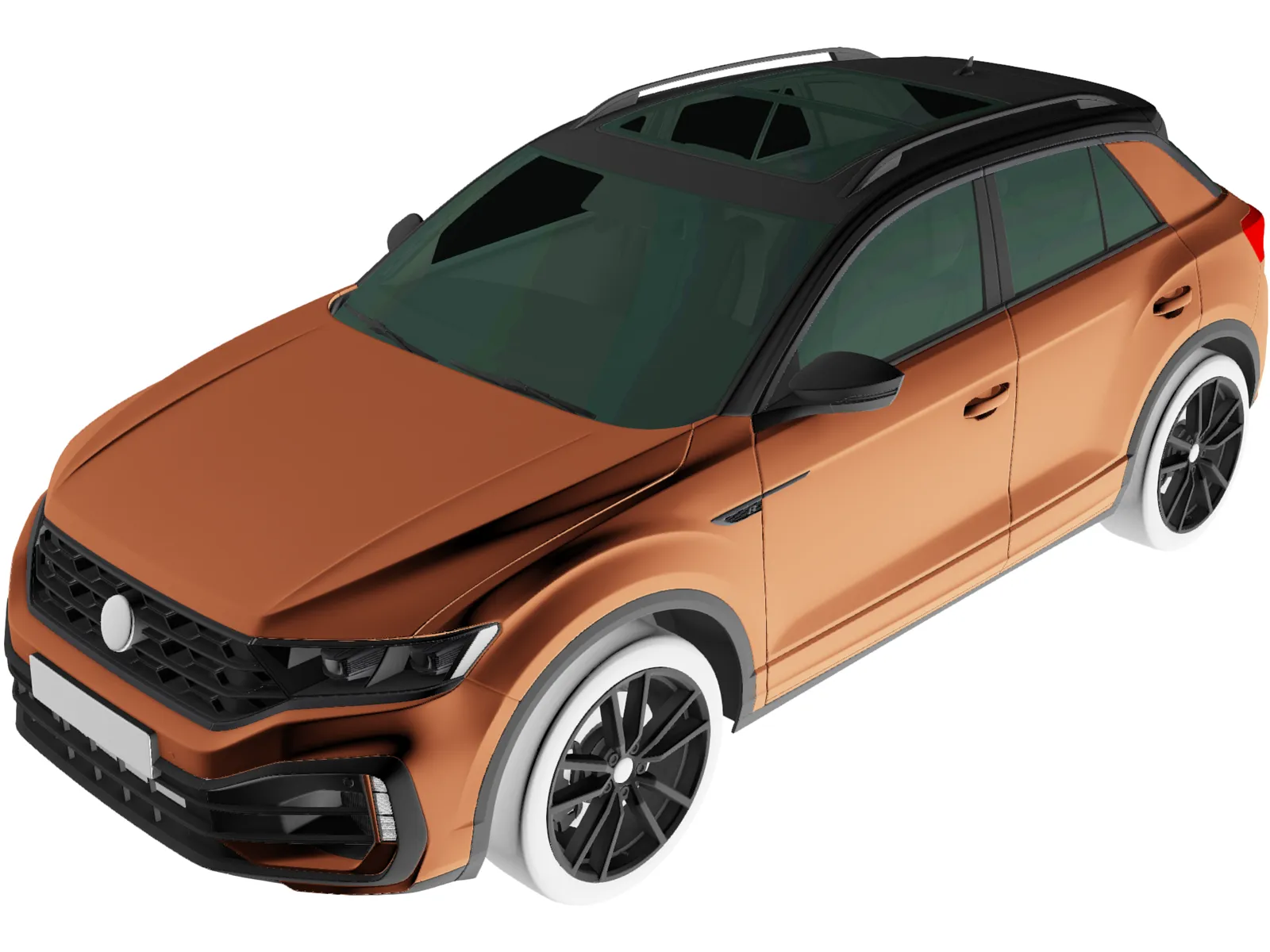 Volkswagen T-Roc R-Line 3D Model