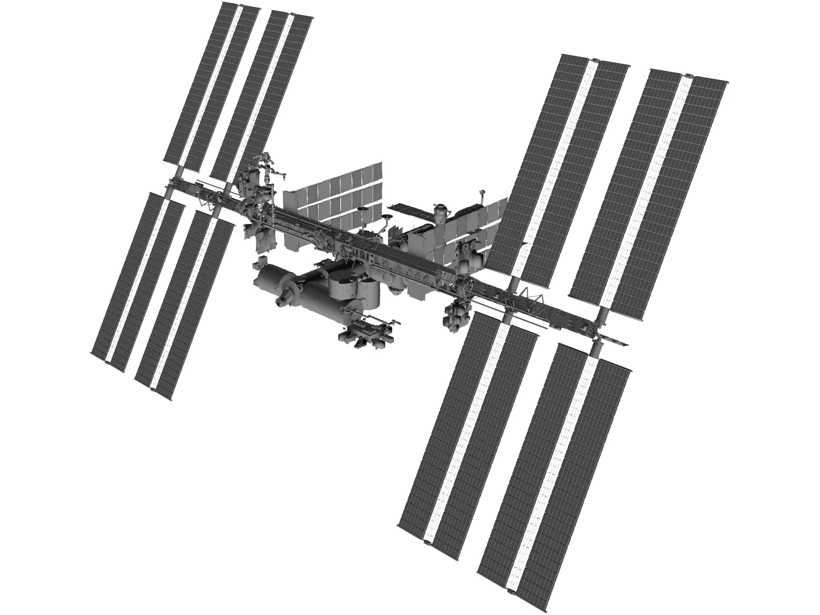 International Space Station 3D Model