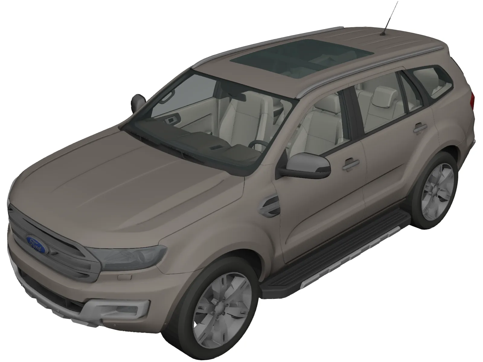 Ford Everest (2016) 3D Model